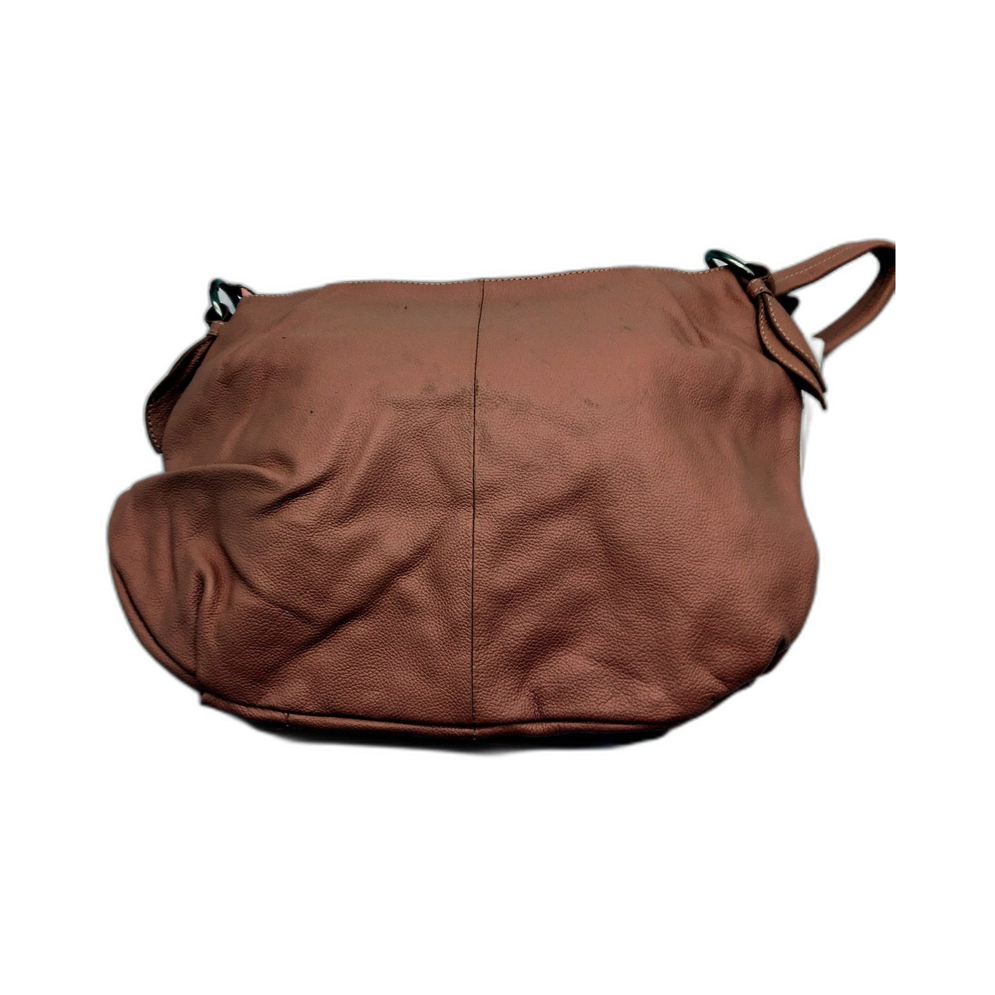 Poppy Green Womens Leather Hobo Handbag Blush Pink Stylish Versatile Bag NEW