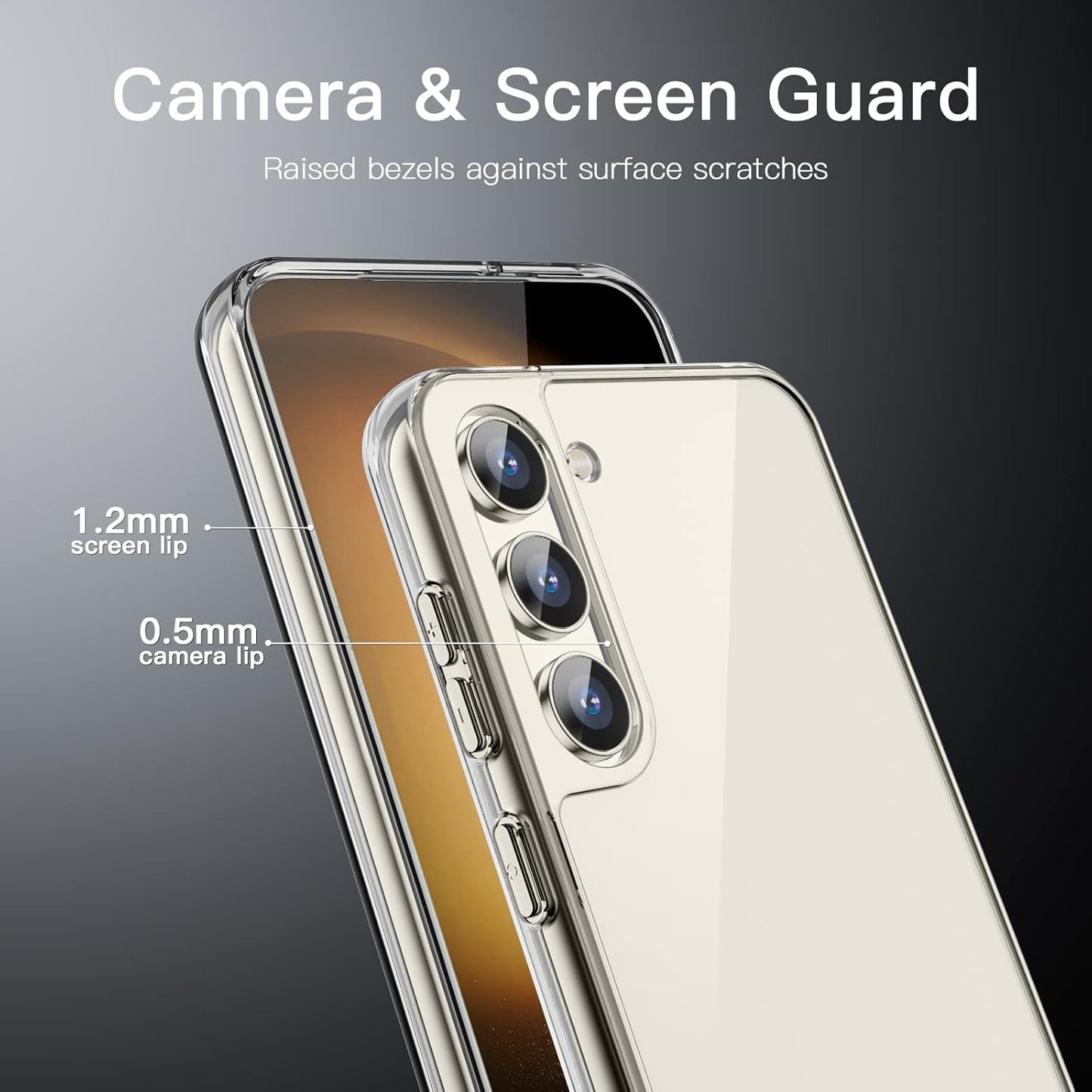 JETech Basic Cases for Samsung Galaxy S23 5G 6.1-Inch Non-Yellowing NEW