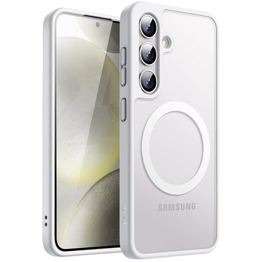 JETech Magnetic Case for Samsung Galaxy S24+ 5G Compatible Silver & Matte NEW