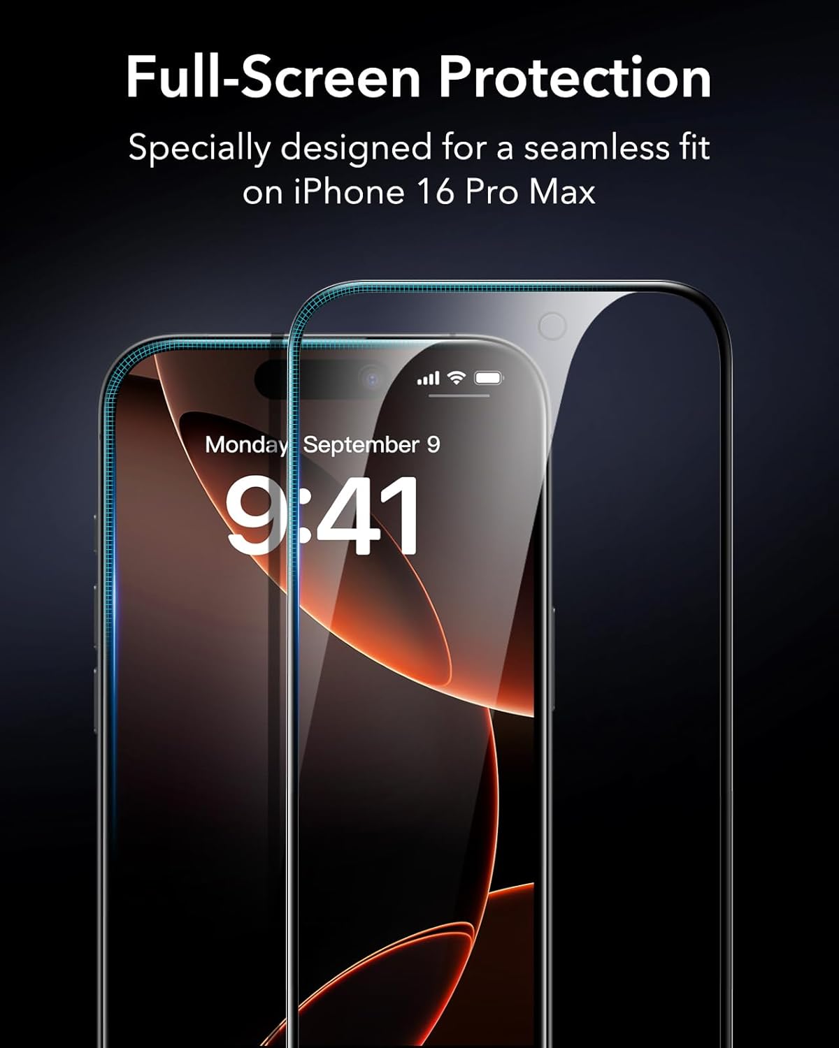 ESR Privacy Screen Protectors Anti-spy Tempered Glass for iPhone 16 Pro Max NEW