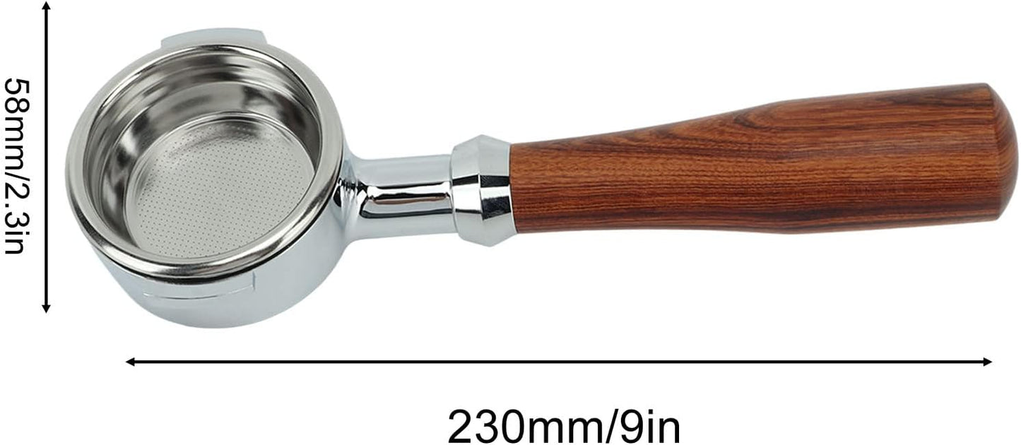 Pomya 58mm Coffee, Tea & Espresso Bottomless Portafilter for E61 Espresso NEW