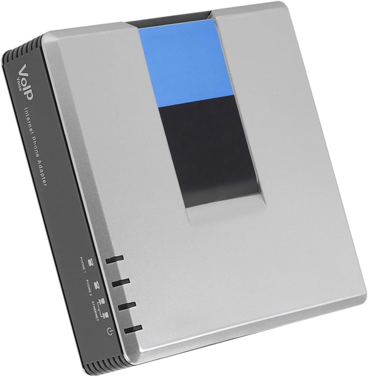 POENVFPO Unlocked Adapters VoIP Gateway Internet Phone Adapter with 2 Ports NEW