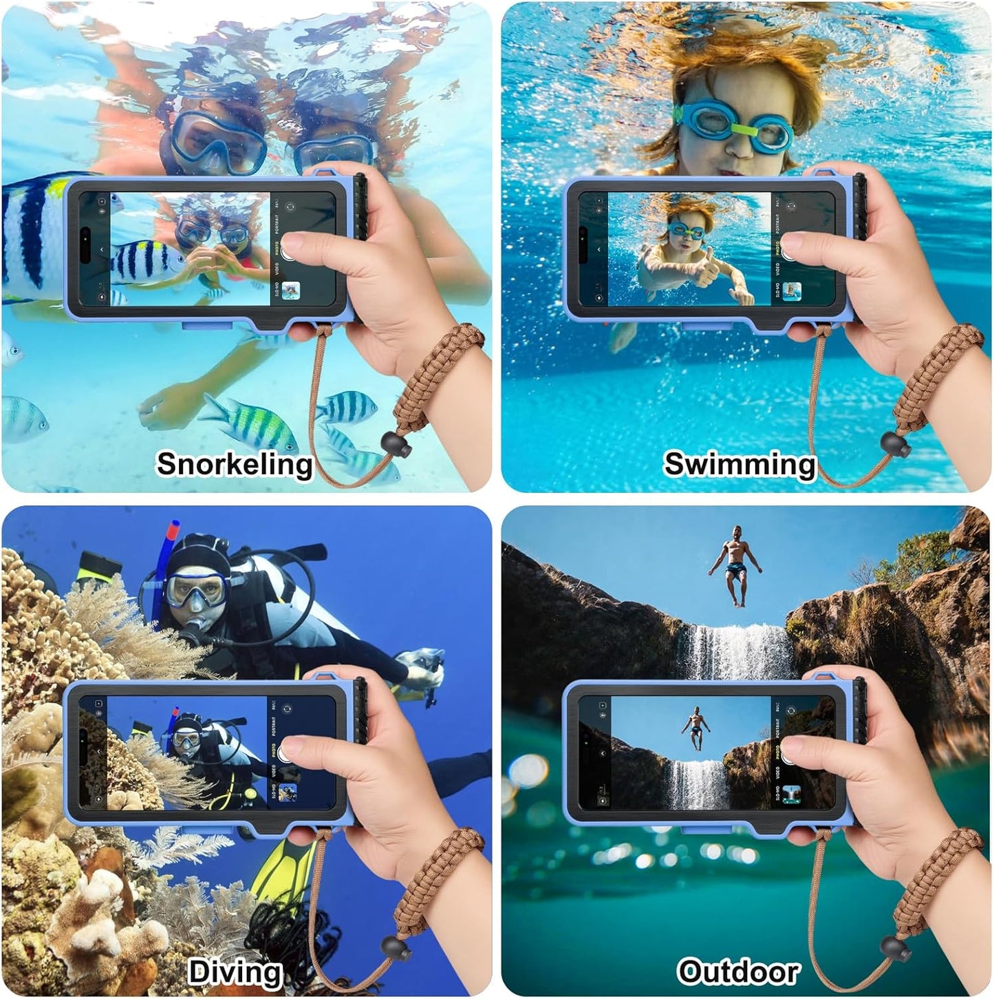 ManKiaPro Waterproof Basic Cases Diving Snorkeling Phone Case for iPhone NEW