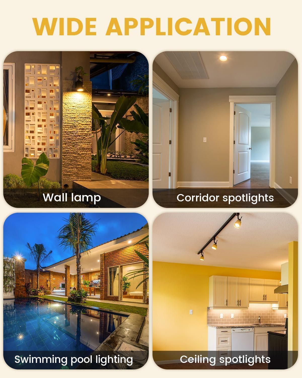 Bonlux 10W LED Bulbs MR11 LED Bulb, 2800K Dimmable Spotlight, 35mm GU4 NEW