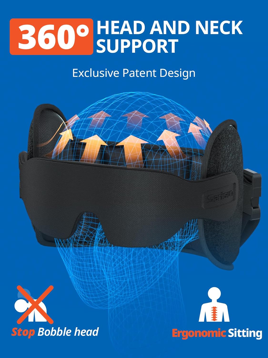 SARISUN Airplane Travel Pillows Pillow Travel with Eye Mask Noise Reducing NEW