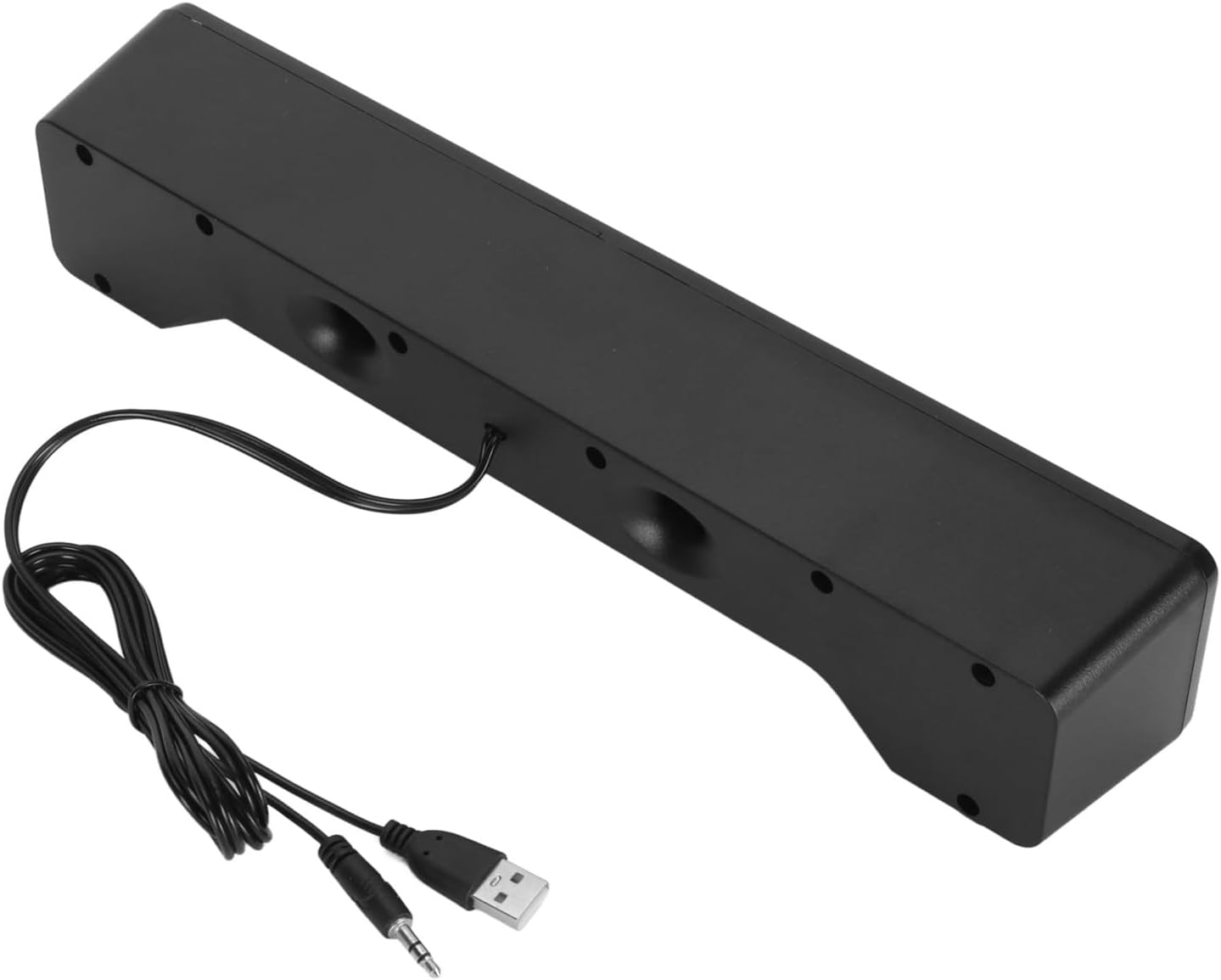 GOWENIC USB Wired Stereo PC Speakers with Volume Control Knob for Desktop NEW