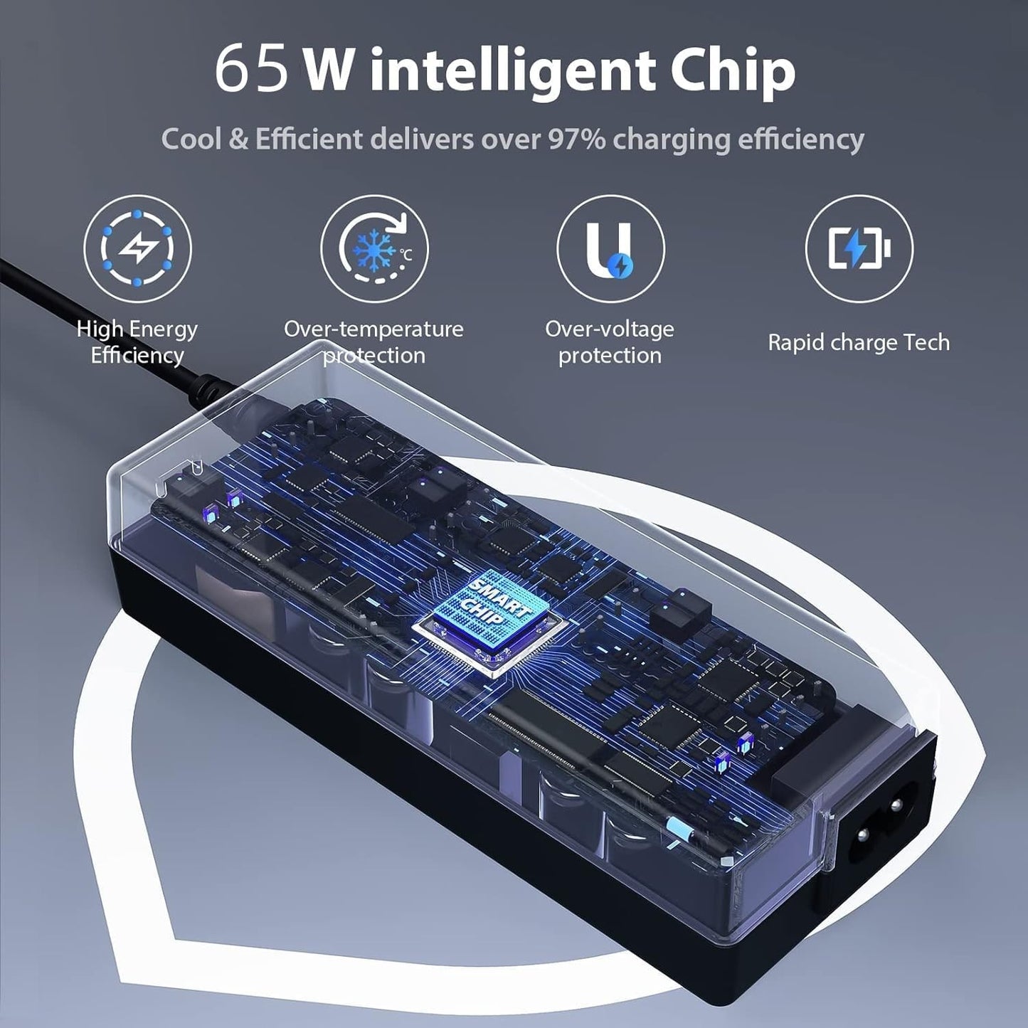 GTGUGR Universal Chargers & Power Supplies Laptop Charger AC Adapter 19V NEW