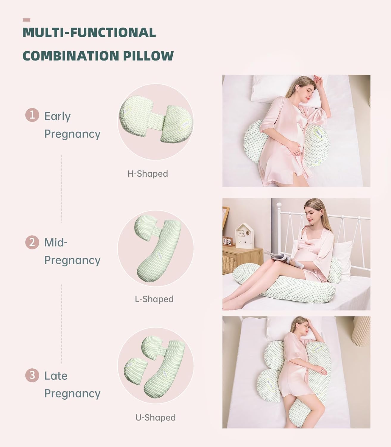 Cozioz Comfortable Maternity & Body Pillows Pregnancy Maternity Body Pillow NEW