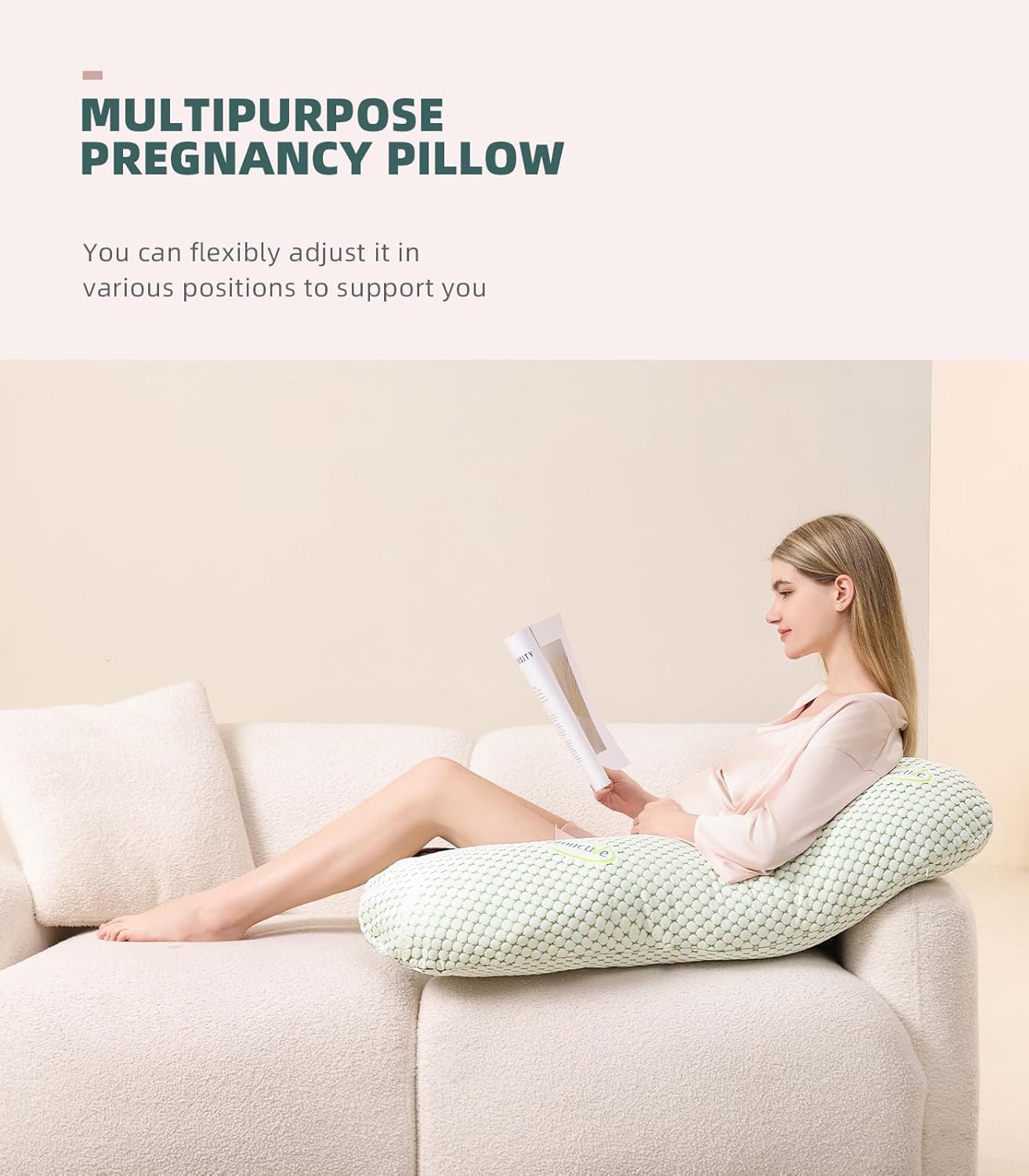 Cozioz Comfortable Maternity & Body Pillows Pregnancy Maternity Body Pillow NEW