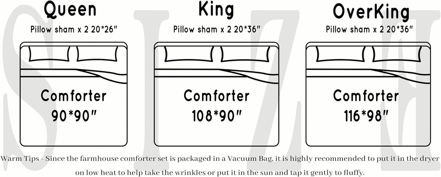 Bonlino Oversized King Size Light Grey Ruched Comforter Set NEW