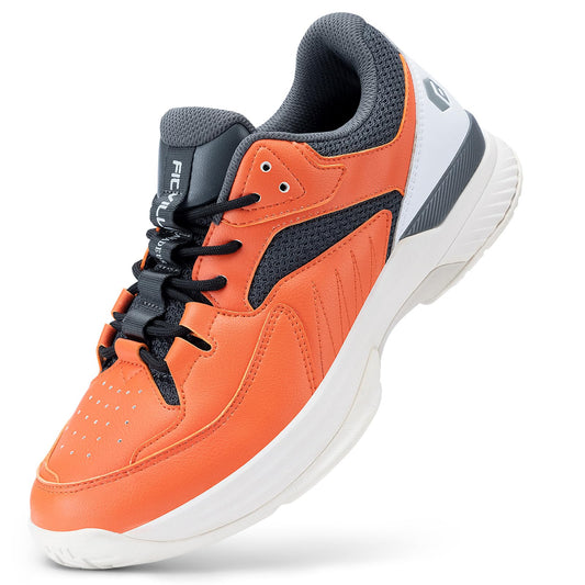 FitVille Comfortable Orange Tennis Shoes with Arch Support Mens WIDE US 13 NEW