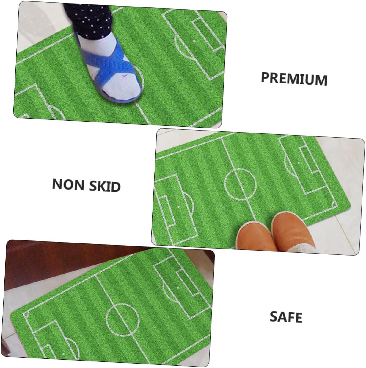 SUPVOX Decorative Doormats Doormat Non-Skid Absorbent Foot Pad Green Size NEW