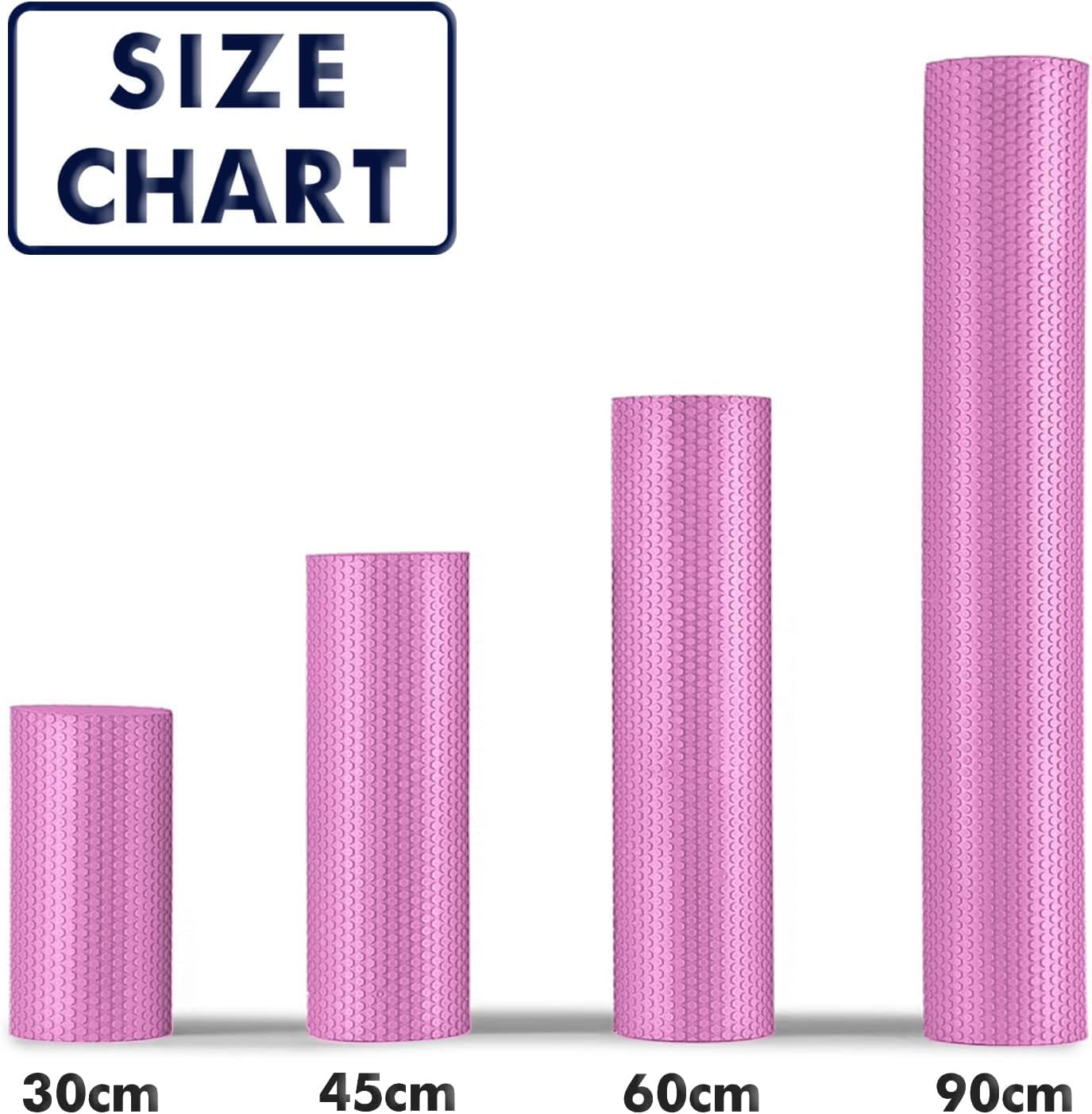 Meteor For The Winners Pink 45cm Foam Roller Exercise Balance Training NEW