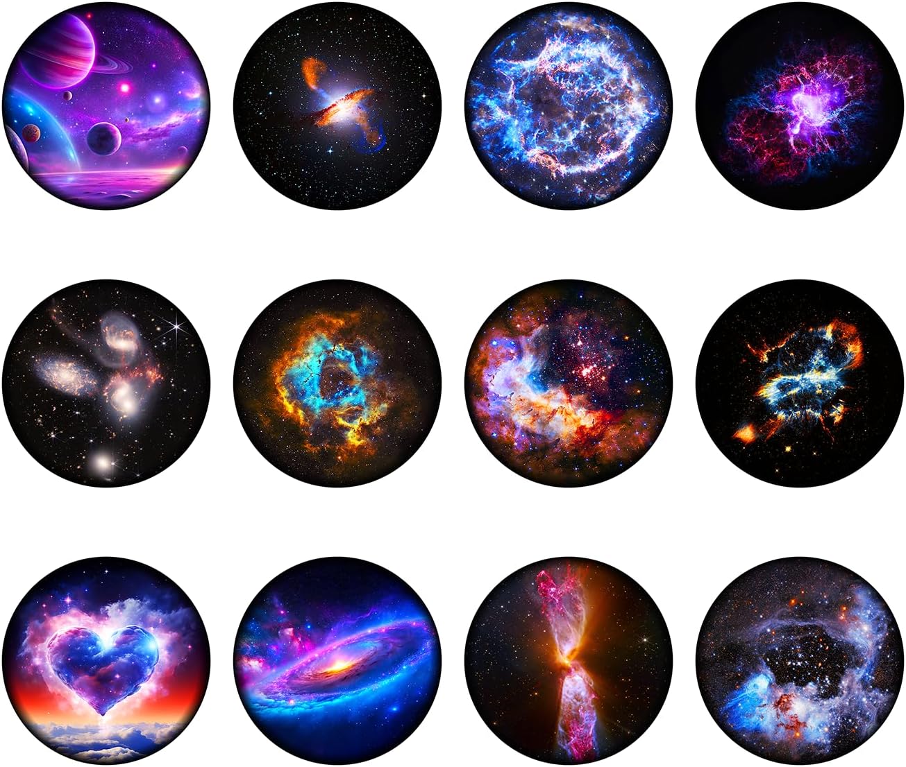 YunLone Projector & 12 Realistic Galaxy Film Discs Projection Lighting Decor NEW