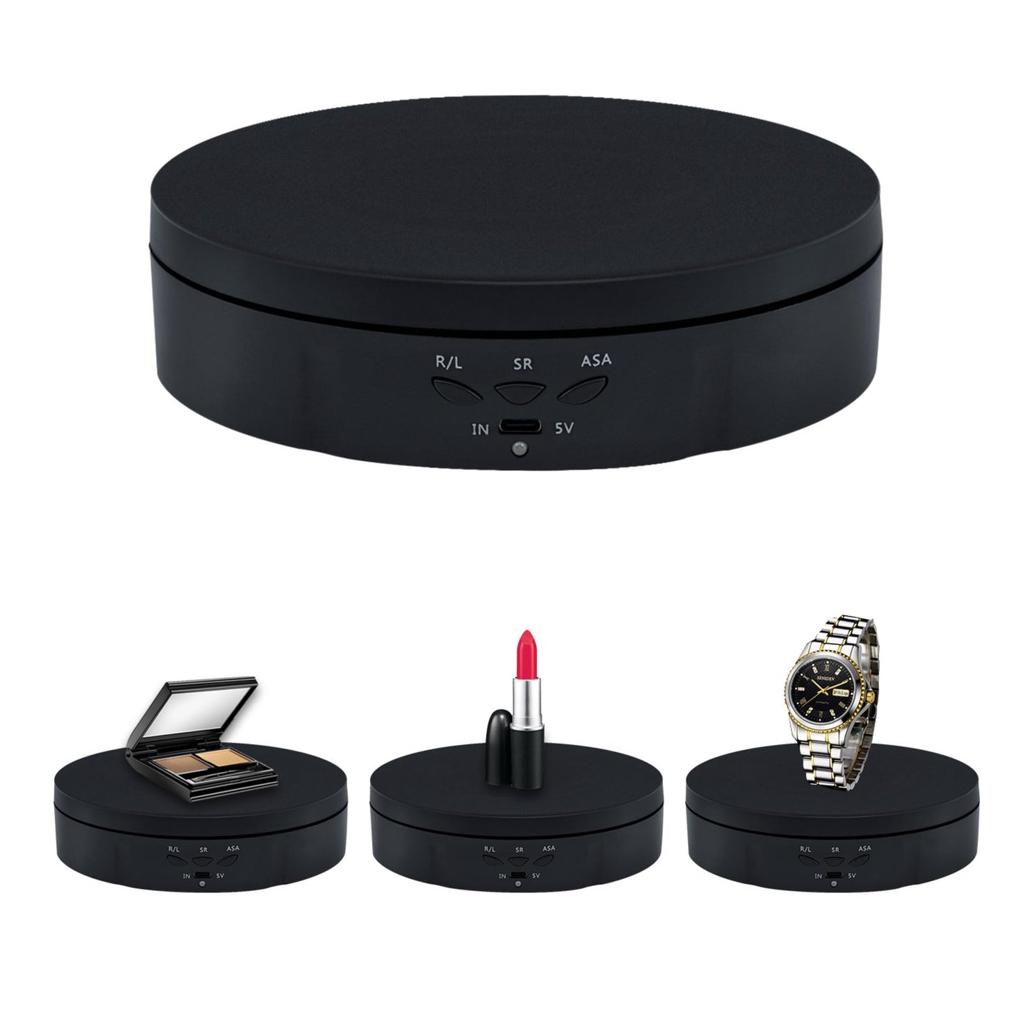 Mcbazel 360 Degree Motorized Rotating Display Stand for Decorative NEW