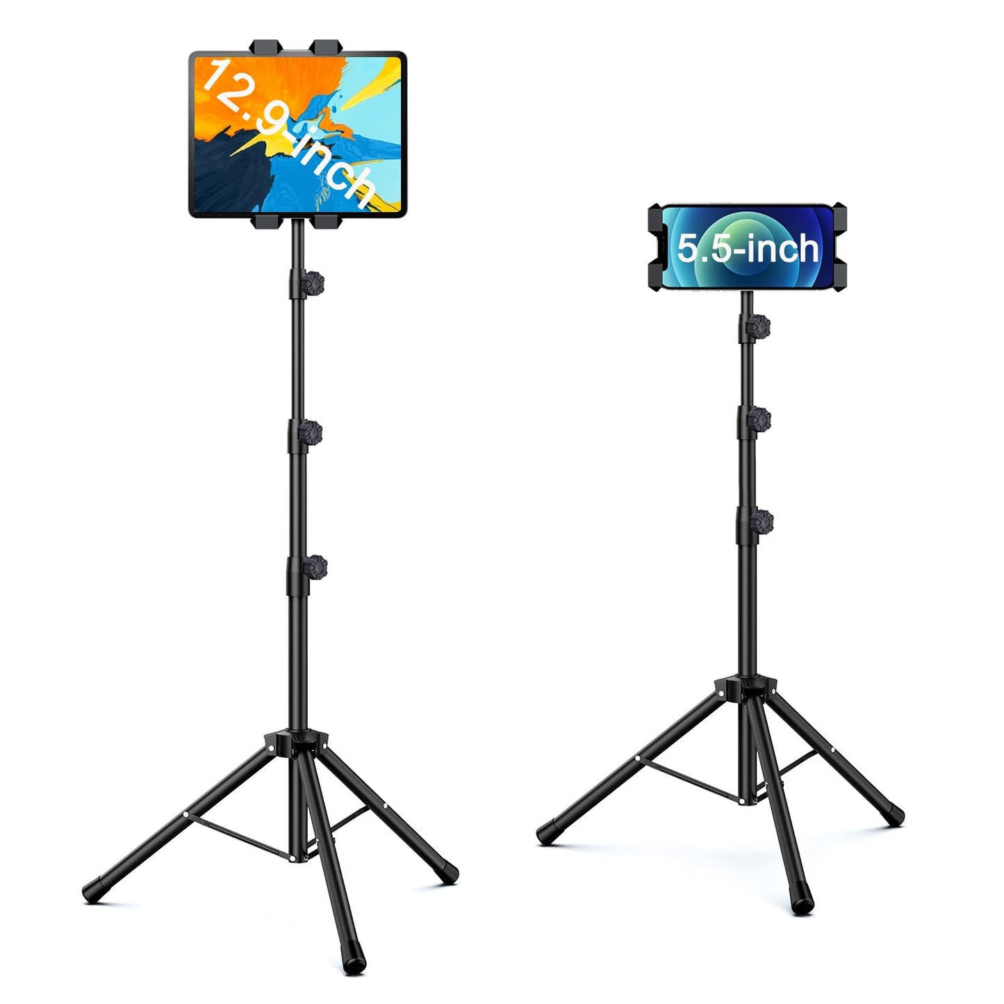 IMAYONDIA Height Stands Adjustable Floor Tripod Stand for Phone and Tablet NEW