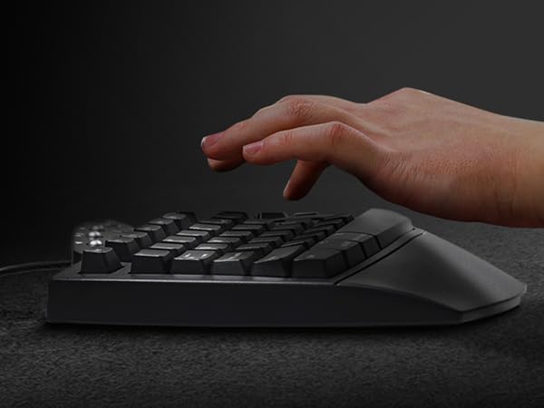 Perixx Ergonomic Keyboard and Vertical Mouse Combo - Black USB Set NEW