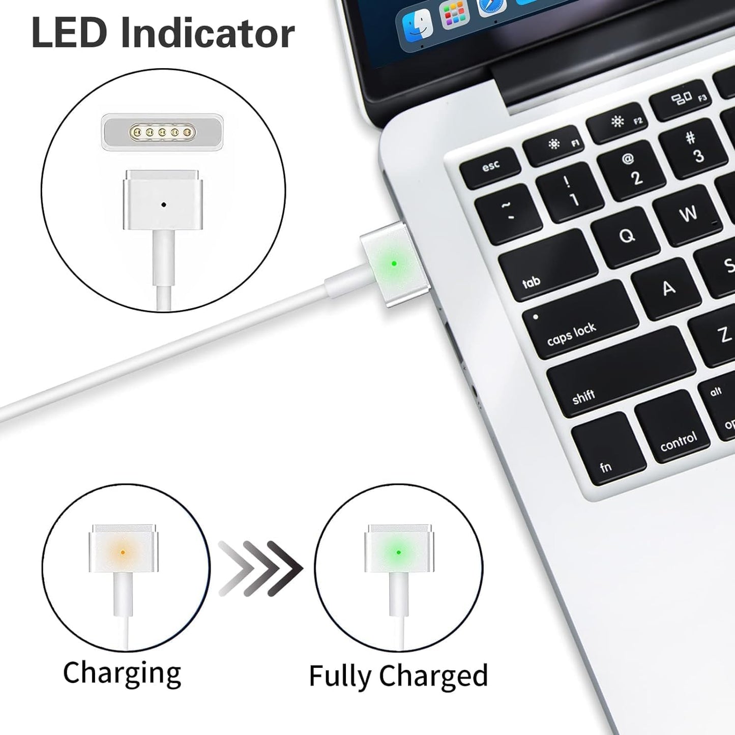 GTGUGR 45W Replacement Charger for MacBook Air Laptop Power Adapter DEMO