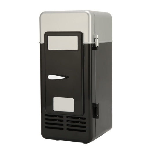 Jectse Portable Electric Mini Fridge Beverage Drink Can Cooler in Black for NEW
