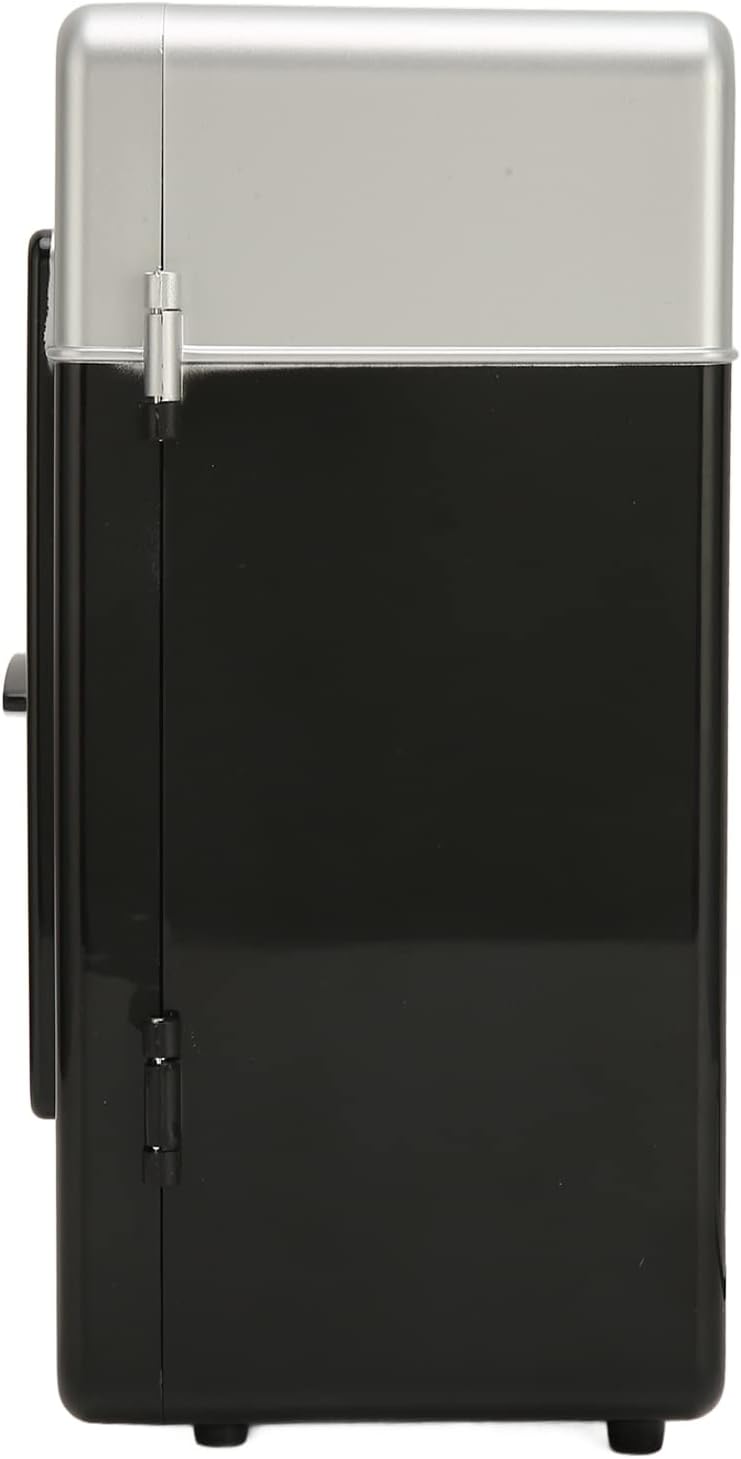 Jectse Portable Electric Mini Fridge Beverage Drink Can Cooler in Black for NEW