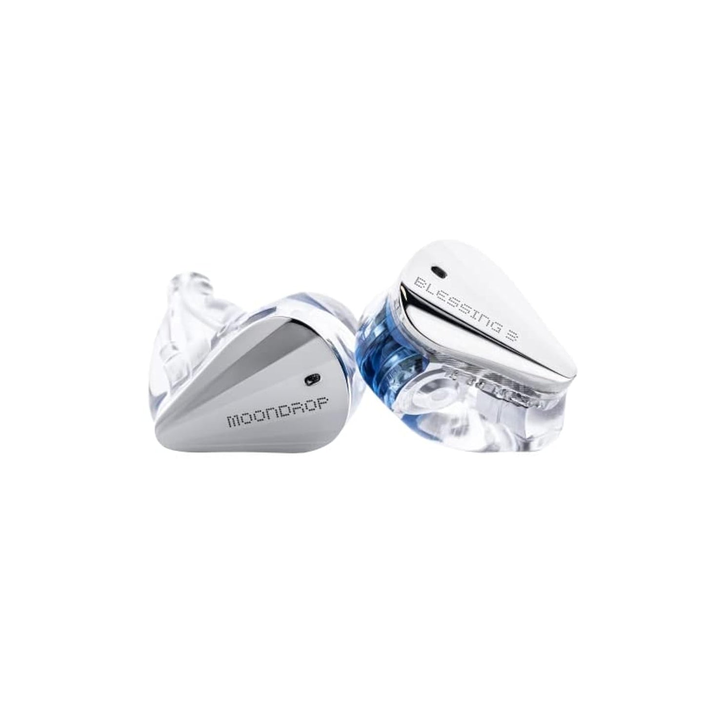 Moondrop Blessing 3 In-Ear Headphones Hybrid Triple-Range Frequency Silver NEW