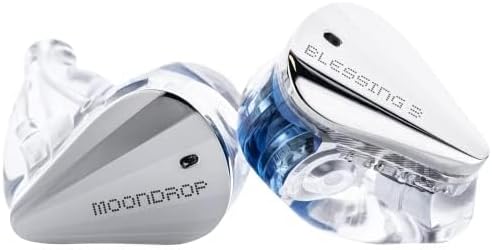 Moondrop Blessing 3 In-Ear Headphones Hybrid Triple-Range Frequency Silver NEW