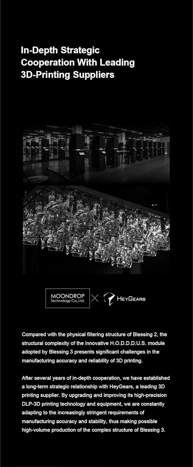 Moondrop Blessing 3 In-Ear Headphones Hybrid Triple-Range Frequency Silver NEW