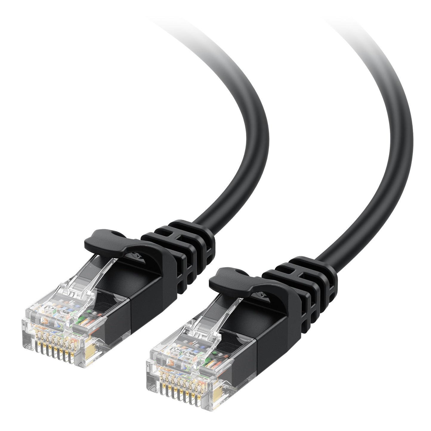 Cable Matters Ultra Thin Cat6 Ethernet Cable, 3m Snagless Black Cord for DEMO