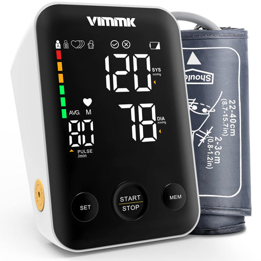 Vimmk Upper Arm Blood Pressure Monitor Large Cuff Automatic Electric NEW