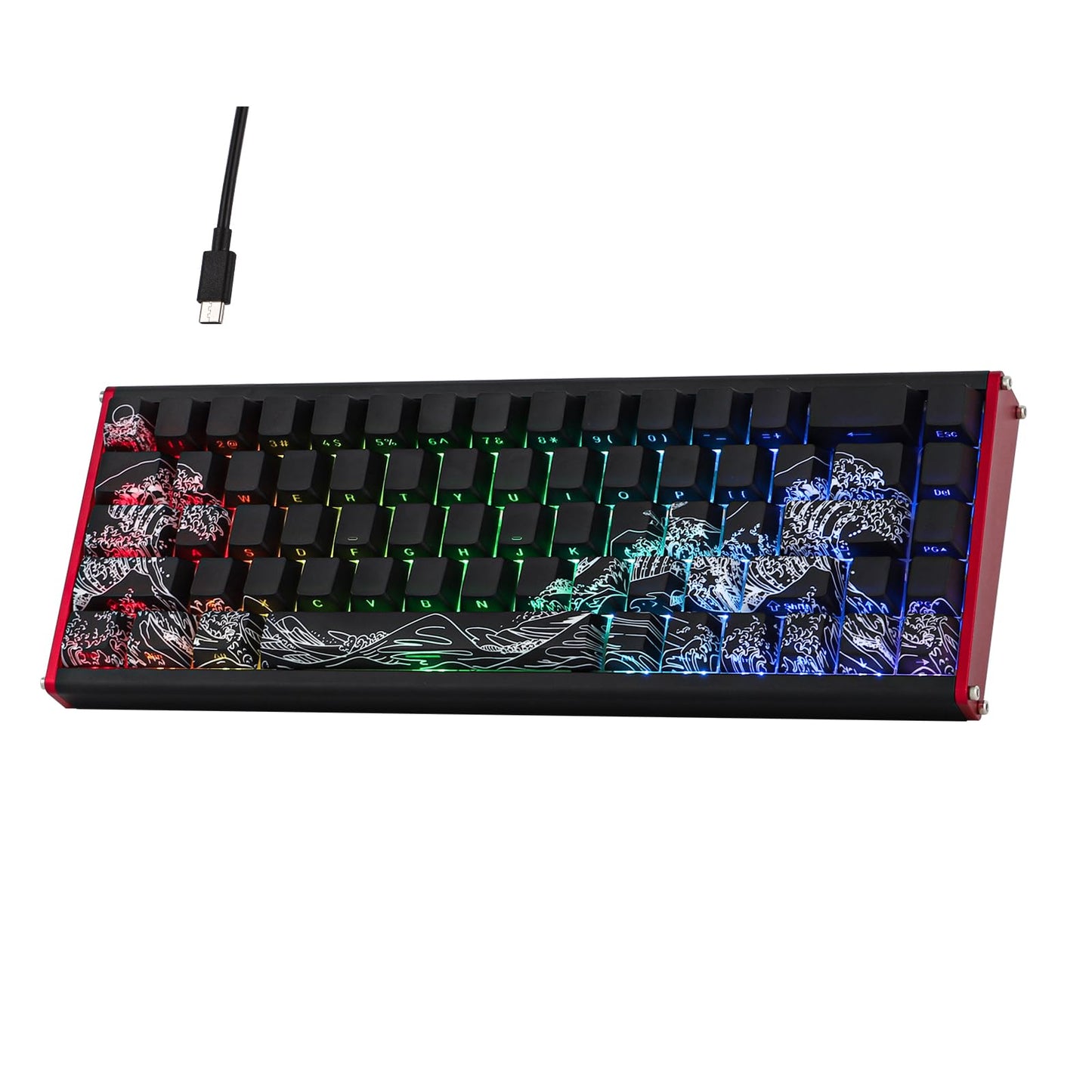 Ajazz Aluminum Rapid Trigger Gaming Keyboard Black Side-Printed NEW