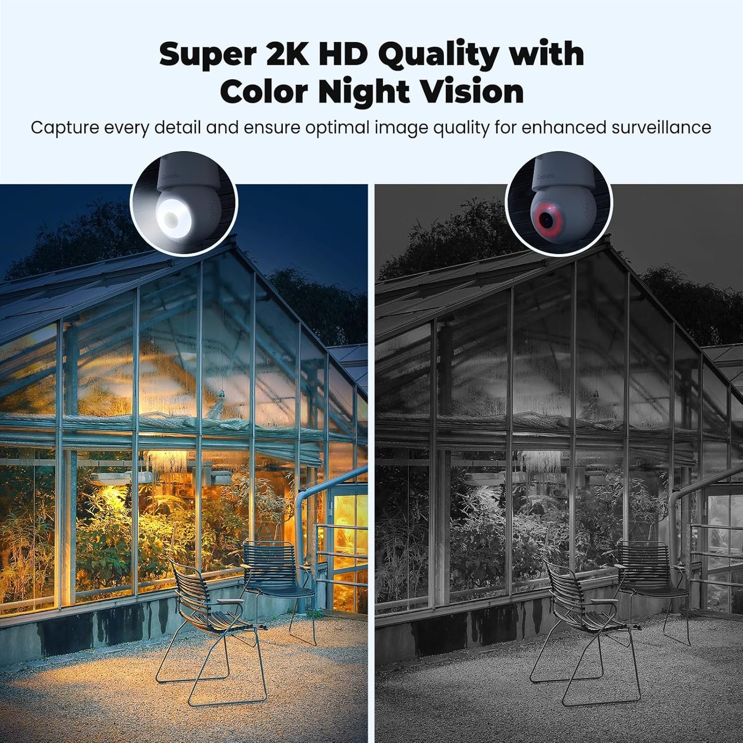 Codnida Gray WiFi Bullet Camera Security Light Bulb for Indoor & Outdoor DEMO