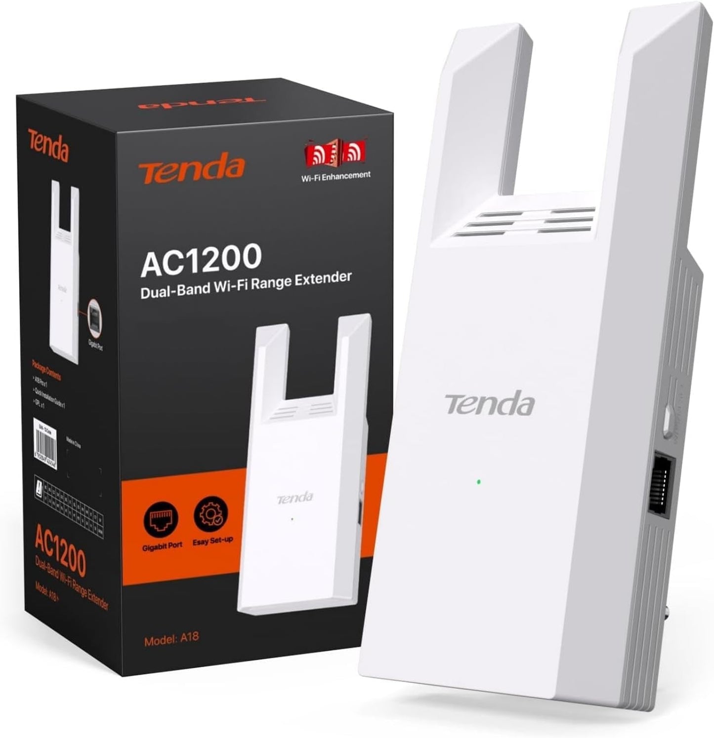 Tenda AC1200 WiFi Range Extender Dual-Band Wireless Repeater Covers 1300 DEMO
