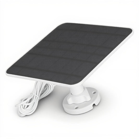 Eulbevoli Solar Panel Charger 6W 5V Monocrystalline Silicon Security Camera NEW