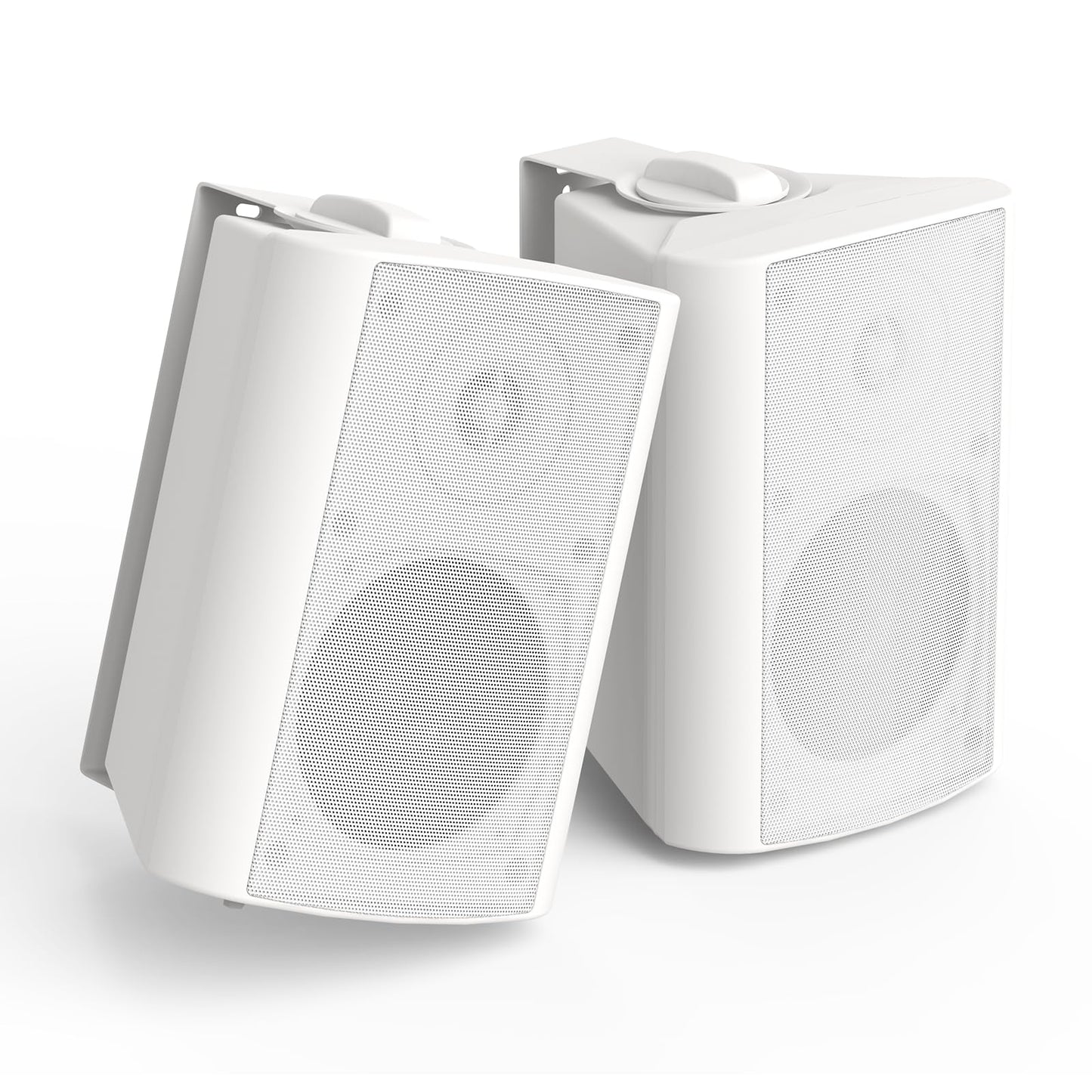 Herdio Outdoor Bluetooth Speakers - Waterproof 4" 200W Wall Mounted White NEW