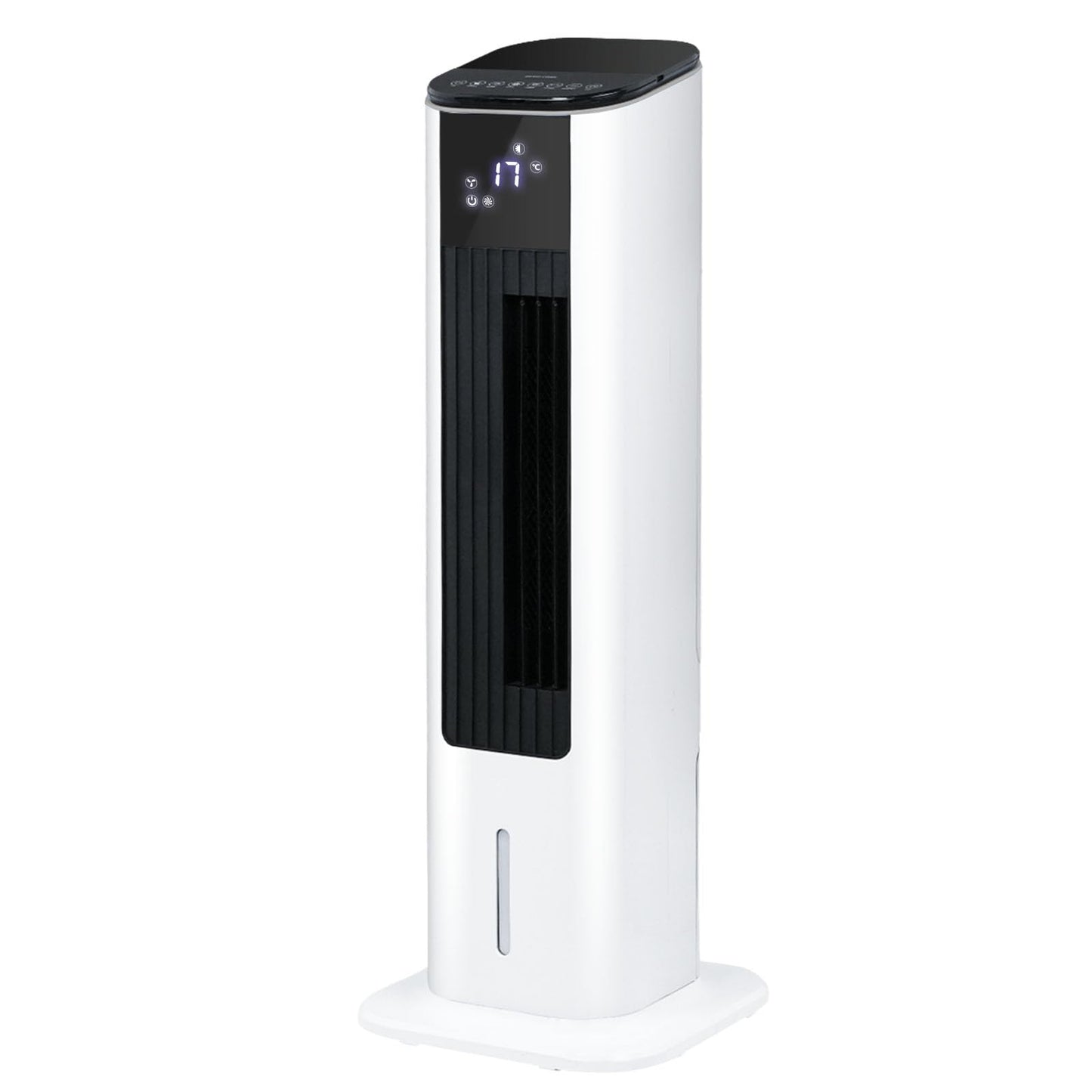 ADVWIN 4-in-1 Portable Oscillating Heater Cooler Fan, 2200W, White, Heating DEMO