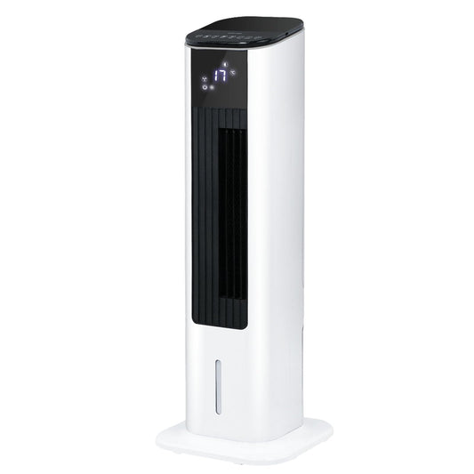 ADVWIN 4-in-1 Portable Oscillating Heater Cooler Fan, 2200W, White, Heating DEMO