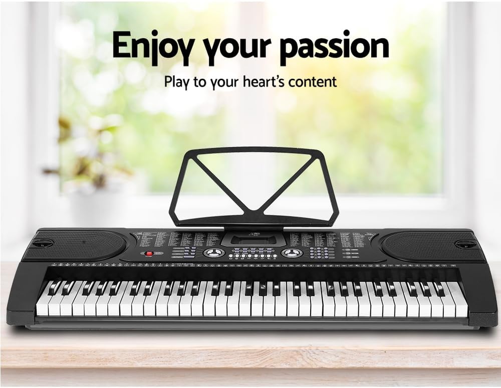 ALBA Portable Digital Keyboard 61 Keys Arranger Black Size 86cm(L) x DEMO