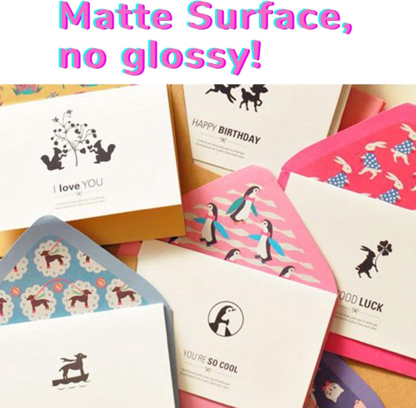 INKUWAY Thick Matte Double-Sided Photo Paper, 260gsm, 60 Sheets, Inkjet DEMO