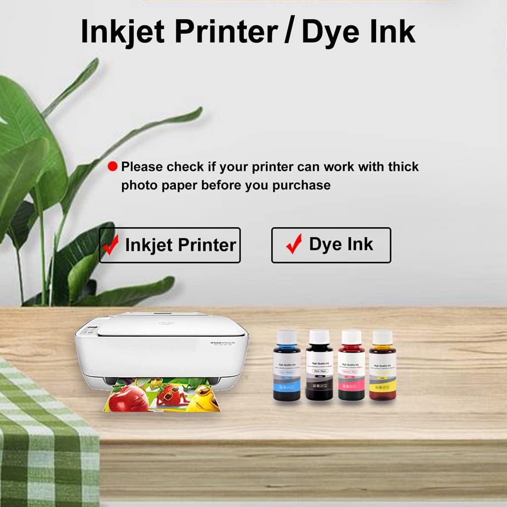 INKUWAY Thick Matte Double-Sided Photo Paper, 260gsm, 60 Sheets, Inkjet DEMO