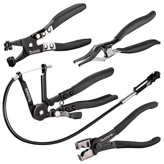 Toolwiz Hose Clamping Pliers Spring Coolant Radiator Clamp Carbon Steel NEW