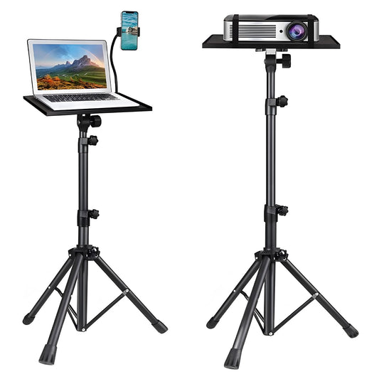 Aumerage Adjustable Stands Foldable Tripod Floor Stand with Phone Holder DEMO