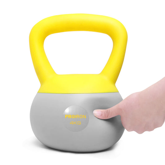 PROIRON 4 Kettlebells KG Soft Kettlebell Weights for Strength Training DEMO