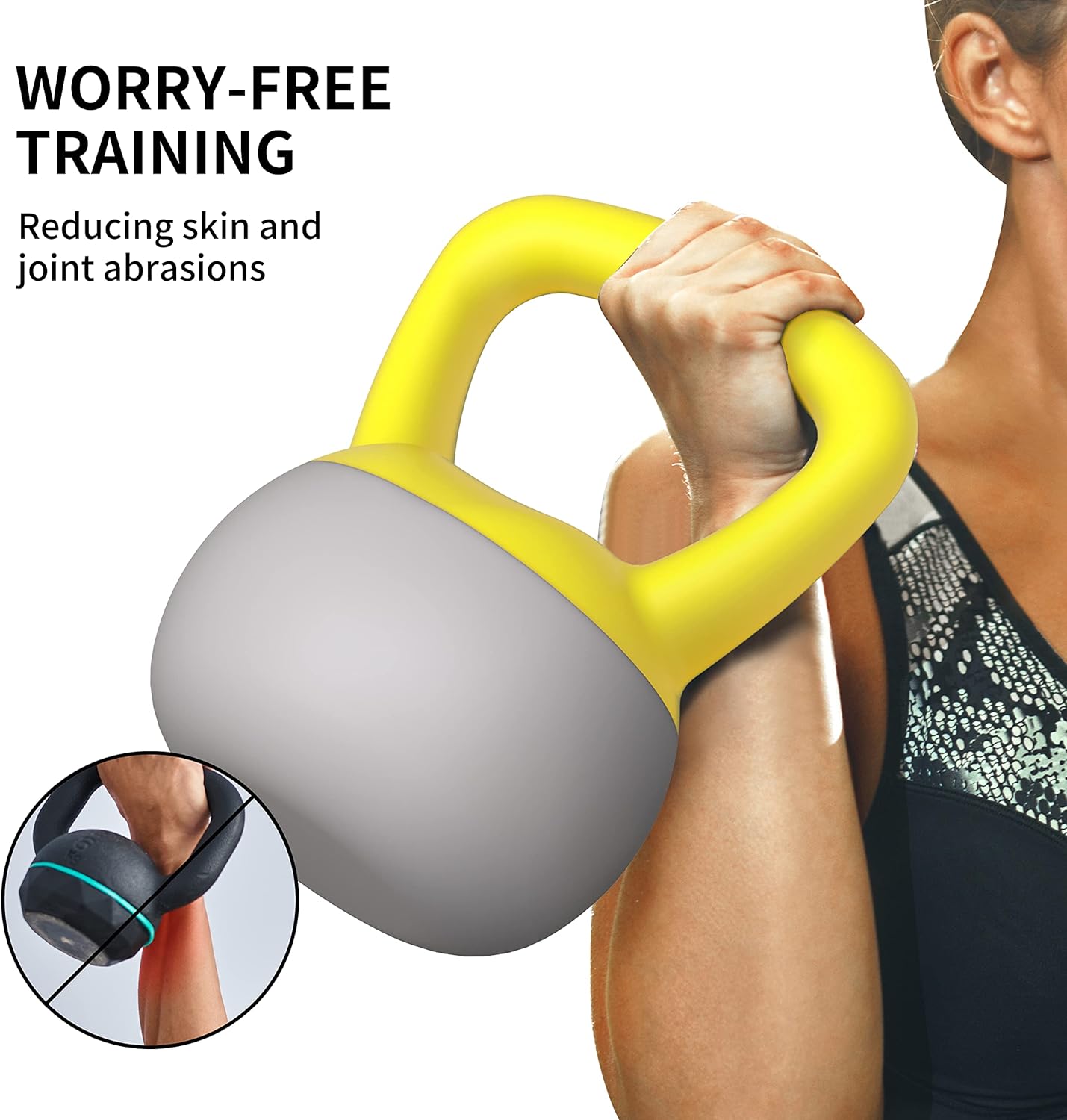 PROIRON 4 Kettlebells KG Soft Kettlebell Weights for Strength Training DEMO