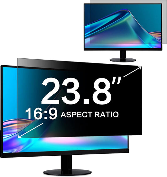 ZOEGAA 23.8" Widescreen Computer Monitor Privacy Screen Filter for Glare DEMO