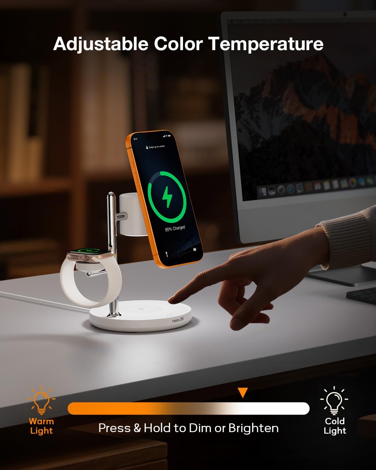 TOUGH ON 4-in-1 Wireless Charging Station 25W Fast Qi Certified Induction DEMO
