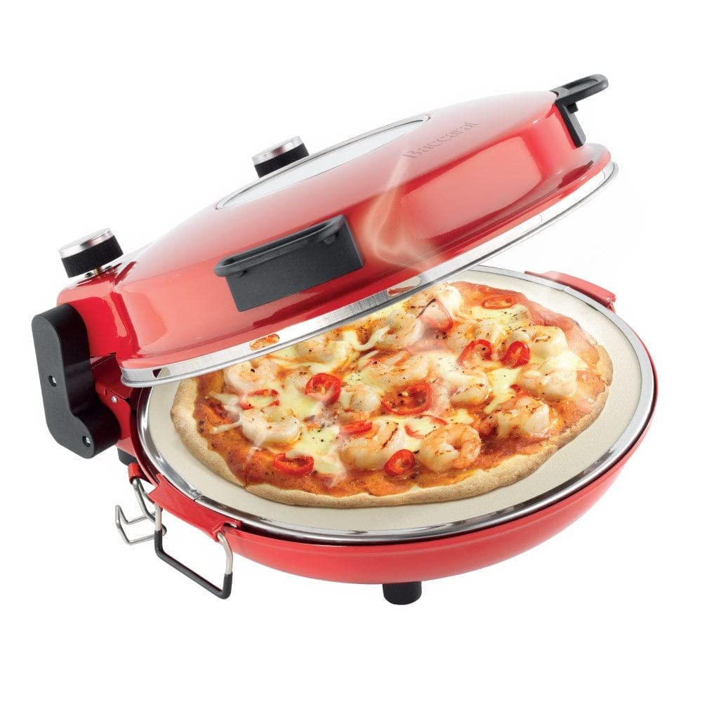 Baccarat The Mini Ovens Gourmet Slice Pizza Oven Compact Countertop Red DEMO