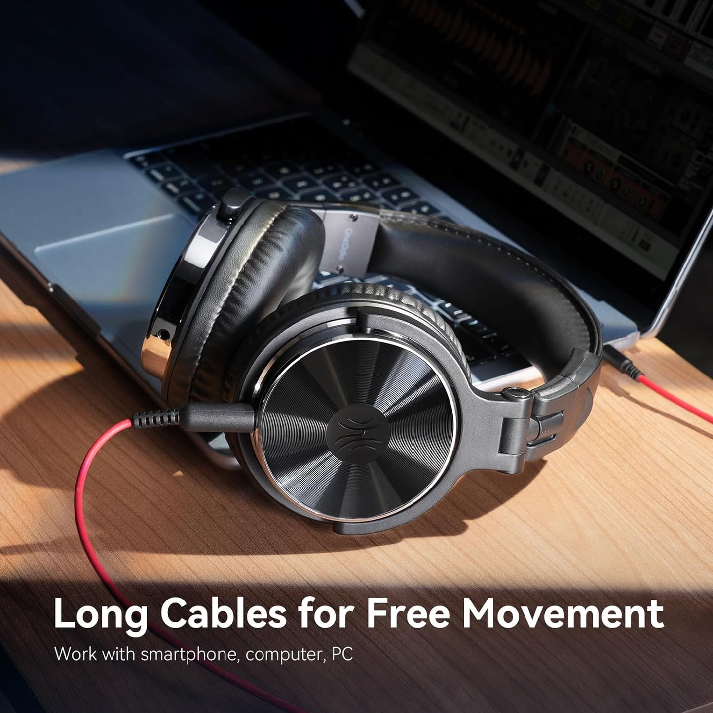 OneOdio Wired Over-Ear Headphones Hi-Res Studio Monitor Mixing DJ Stereo DEMO