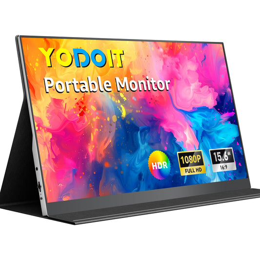 Yodoit 15.6 Monitors Inch FHD IPS Portable Monitor Laptop Screen Extender DEMO