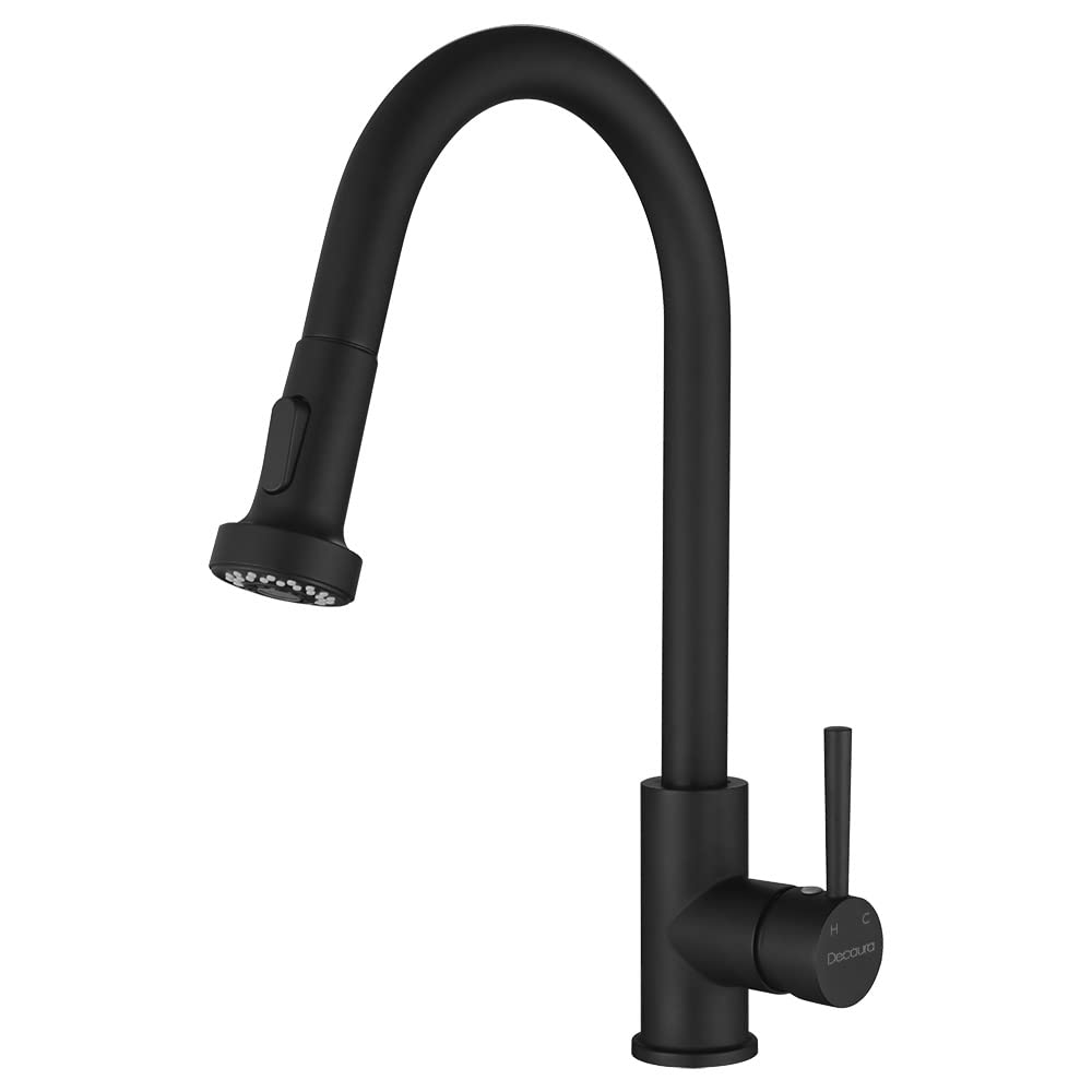 Decaura Touch On Kitchen Sink Taps 2-Mode Spray Basin Mixer Tap 360° Swivel NEW