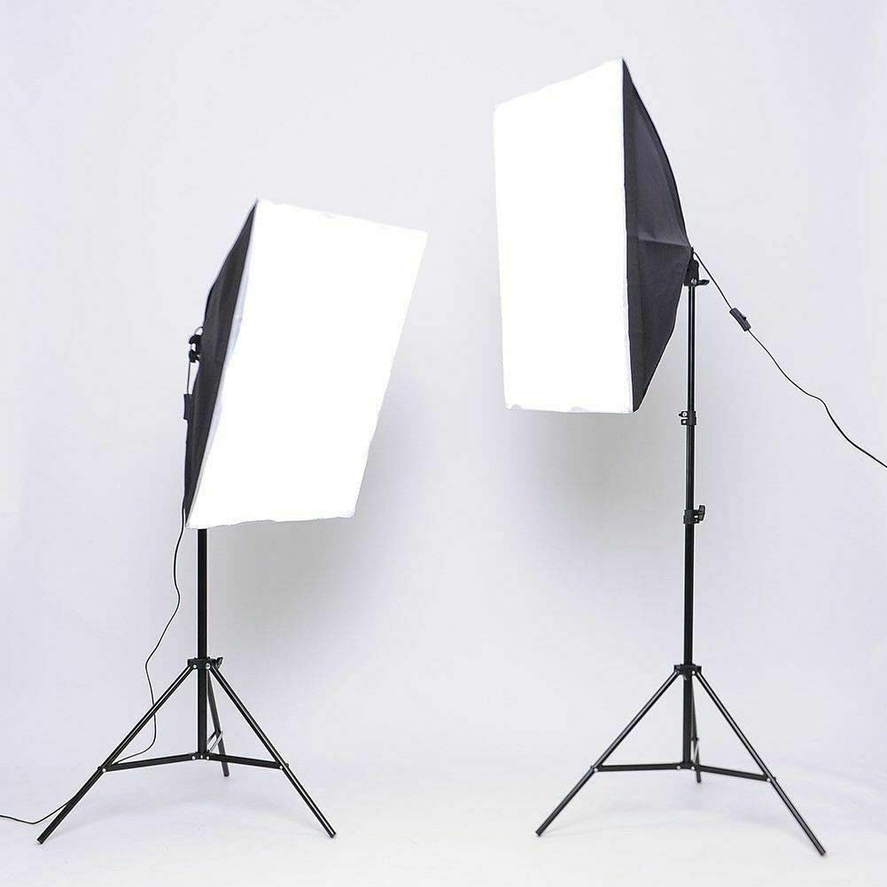 abeststudio Dimmable Soft Boxes LED Softbox Lighting Kit, 2 x 85W, DEMO